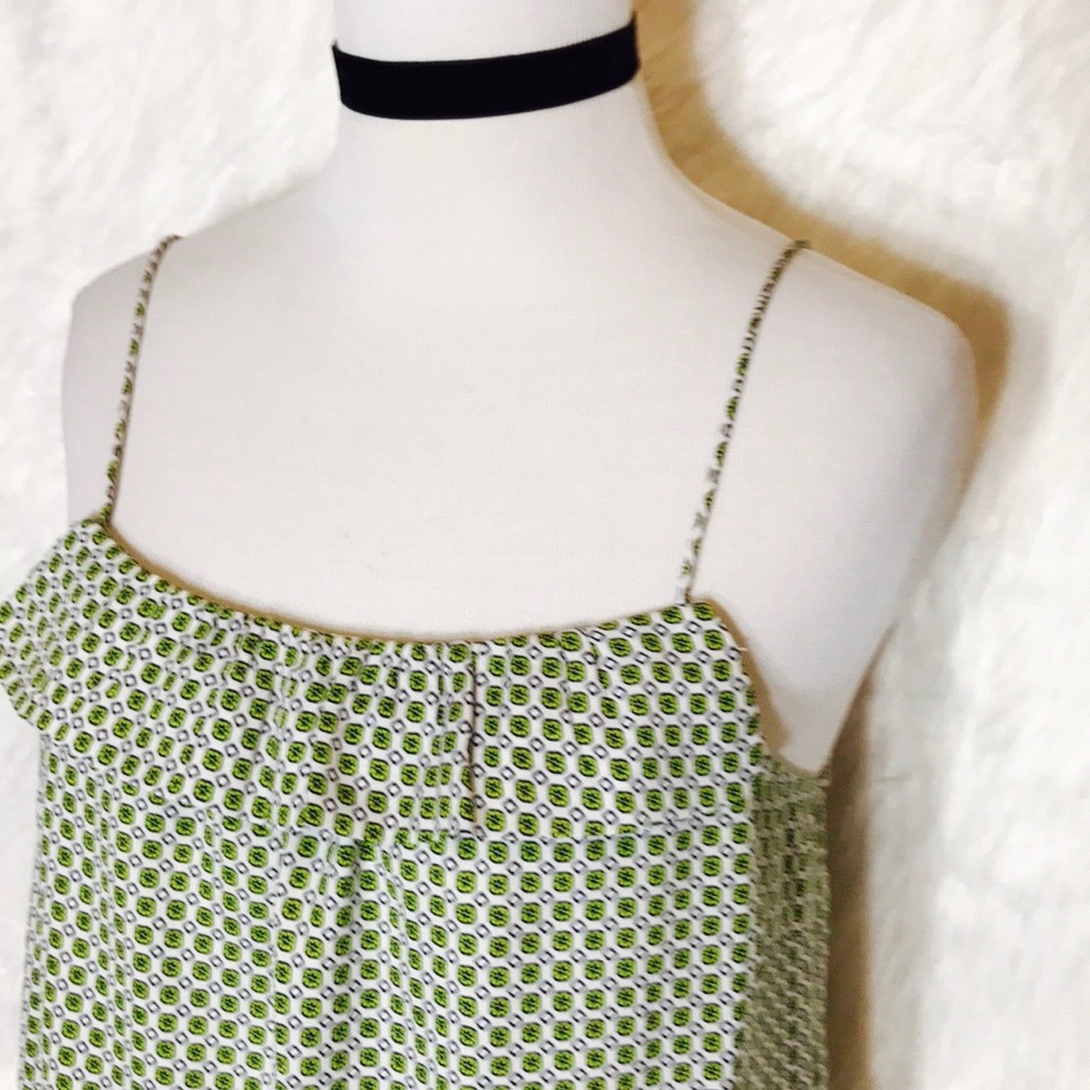 J.Crew Printed Ruffle Tank Top - Picture 3 of 6
